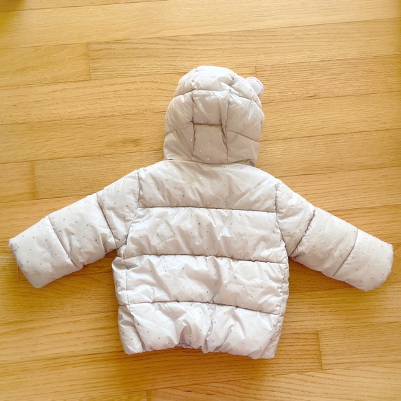 Baby Gap baby / toddler winter Sherpa lined puffer jacket - Picture 2 of 3